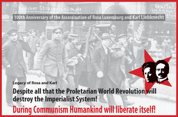 Title of common declaraition on Rosa Luxemburg and Karl Liebknecht 2019